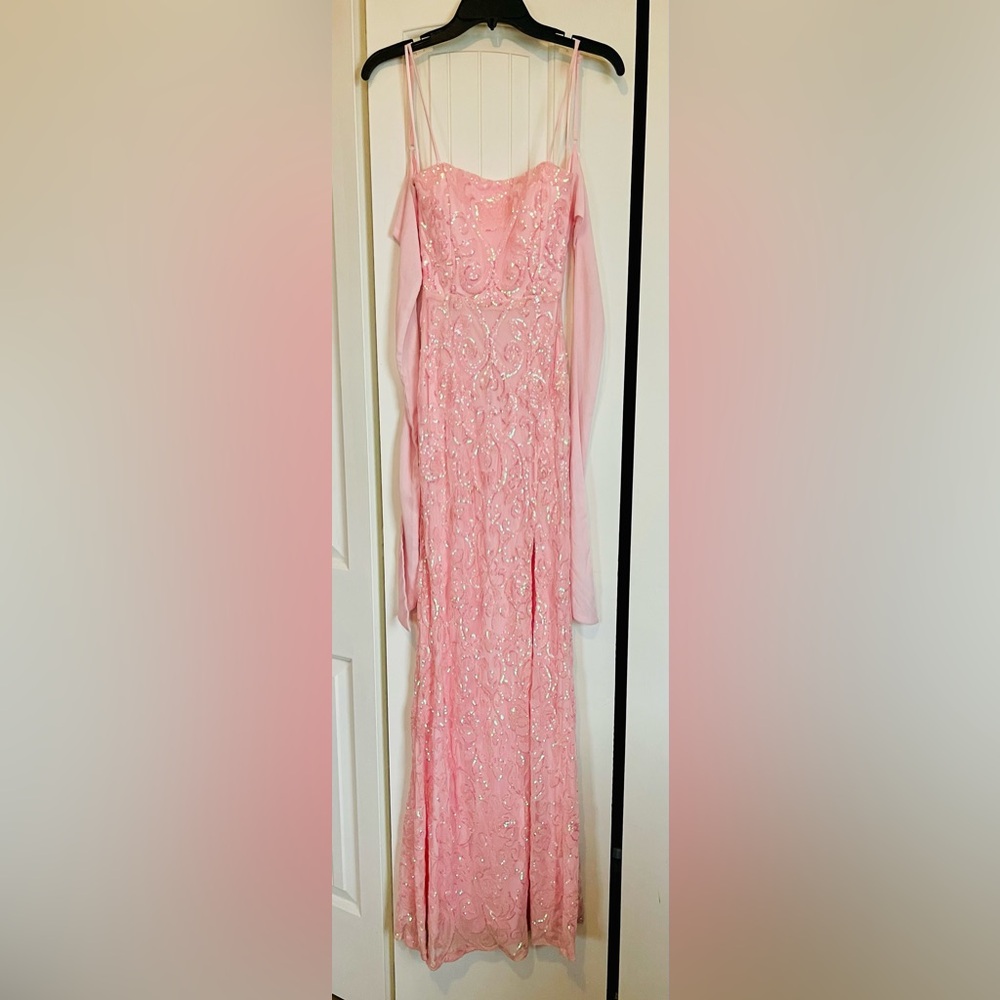Windsor Pink Sequin Embellished Dress